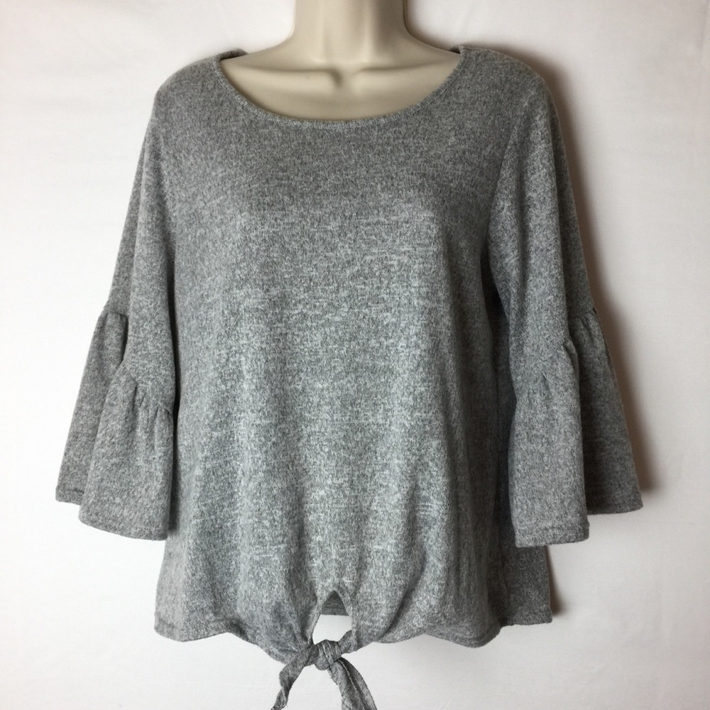 Caution to the Wind Ruffle Sleeve A038